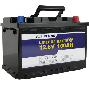 GEL / AGM متبادل شمسی توانائی سے ذخیرہ کرنے والی بیٹری 12v 100ah LifePo4 لتیم آئن بیٹری
