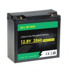 ریچارج ایبل ڈیپ سائیکل لائفپو 4 12V 20AH لتیم آئن بیٹری پیک OEM۔