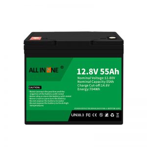 لیڈ ایسڈ بیٹری 12V 55Ah کے لیے LiFePO4 بیٹریاں تبدیل