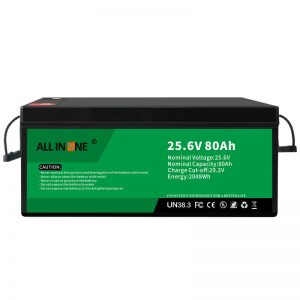 25.6V 80Ah حفاظت/طویل زندگی LFP بیٹری RV/Caravan/UPS/Golf Cart 24V 80Ah کے لیے