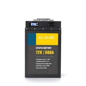 72v 50ah لتیم آئن بیٹری 7200w الیکٹرک موٹر سائیکل بیٹری