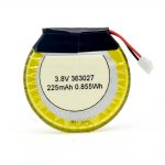 لیپو اپنی مرضی کے مطابق بیٹری 363027 3.7V 225mAH